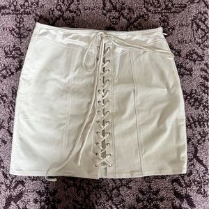Victoria's Secret White Corset Skirt